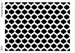 Schablone-Stencil A5 222-7023 selbstklebend - Orientalische Rauten